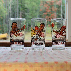 3 Glasses - Portland Trail Blazers Dairy Queen ‘92-‘93 William Porter Strickland
